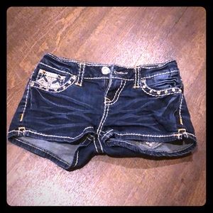 LA Idol jean shorts